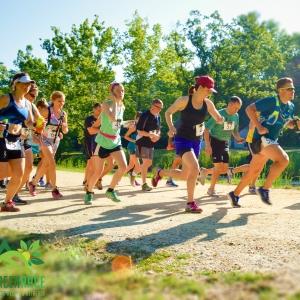 Results Archive 117 2016 GreenRace CO Towpath 10K Start Line Photo 1