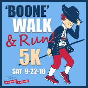 Results Archive 94 Boone Walk Run 5K Logo