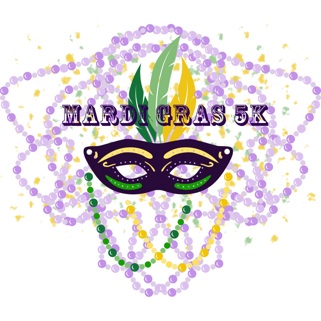 Mardi Gras 5K Logo