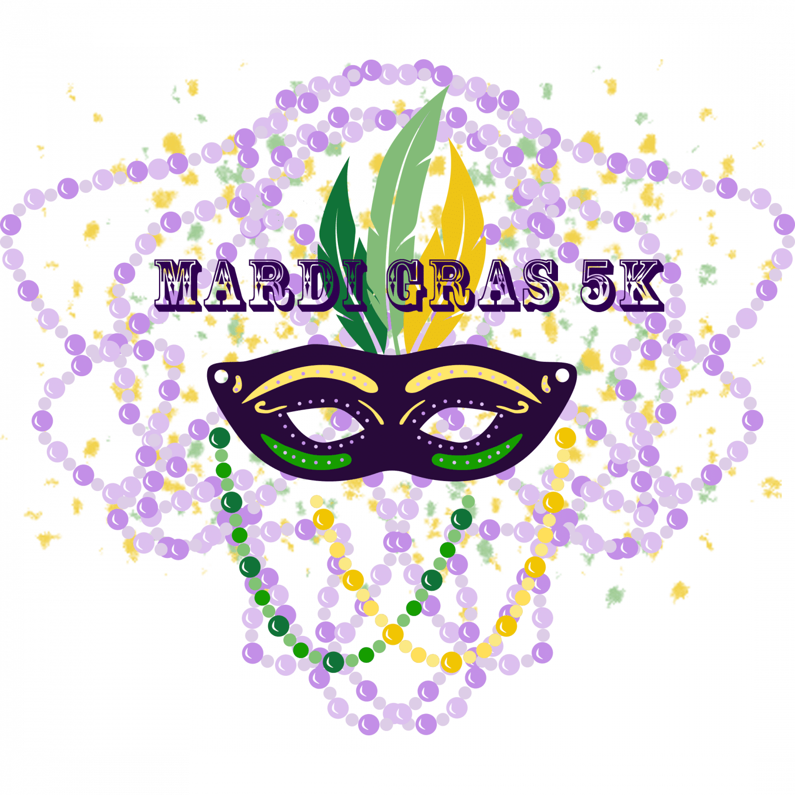 Mardi Gras 5K Logo