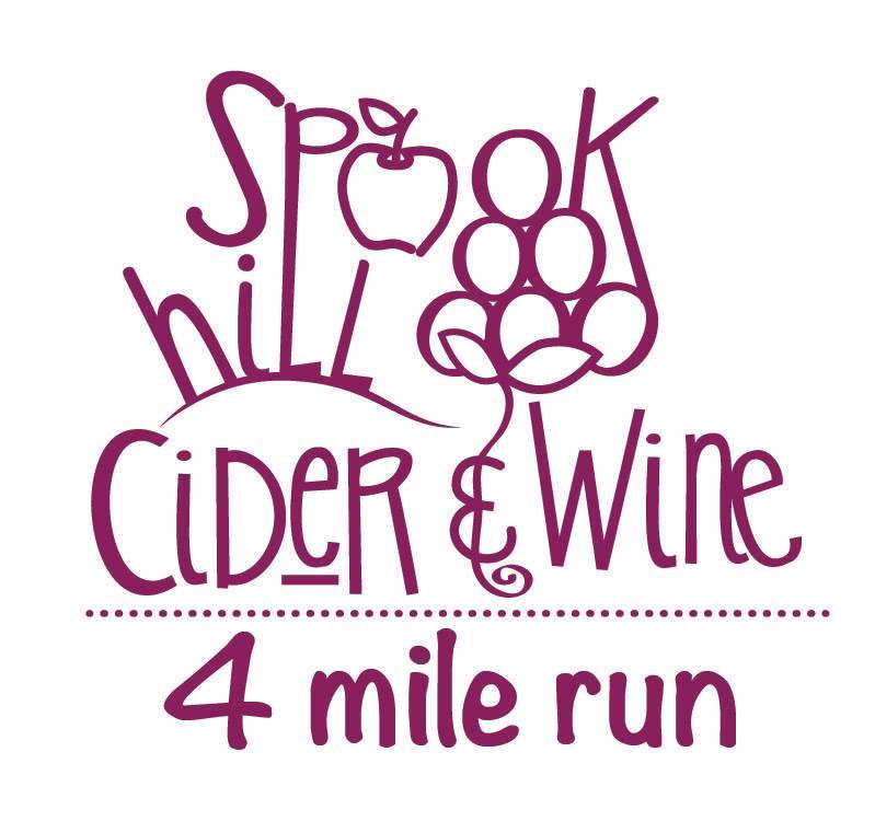 2019 Spook Hill Cider Wine 4 Mile Run Logo