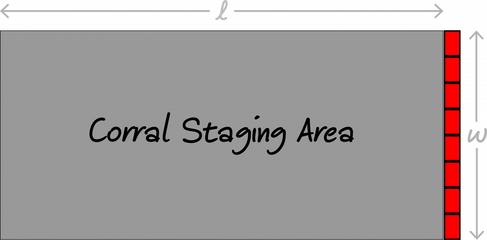 Corral Staging Area