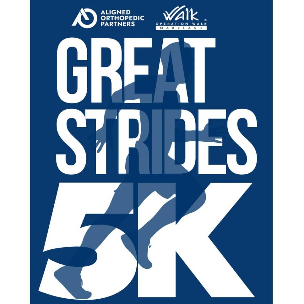 Aligned Ortho Great Strides 5K Logo